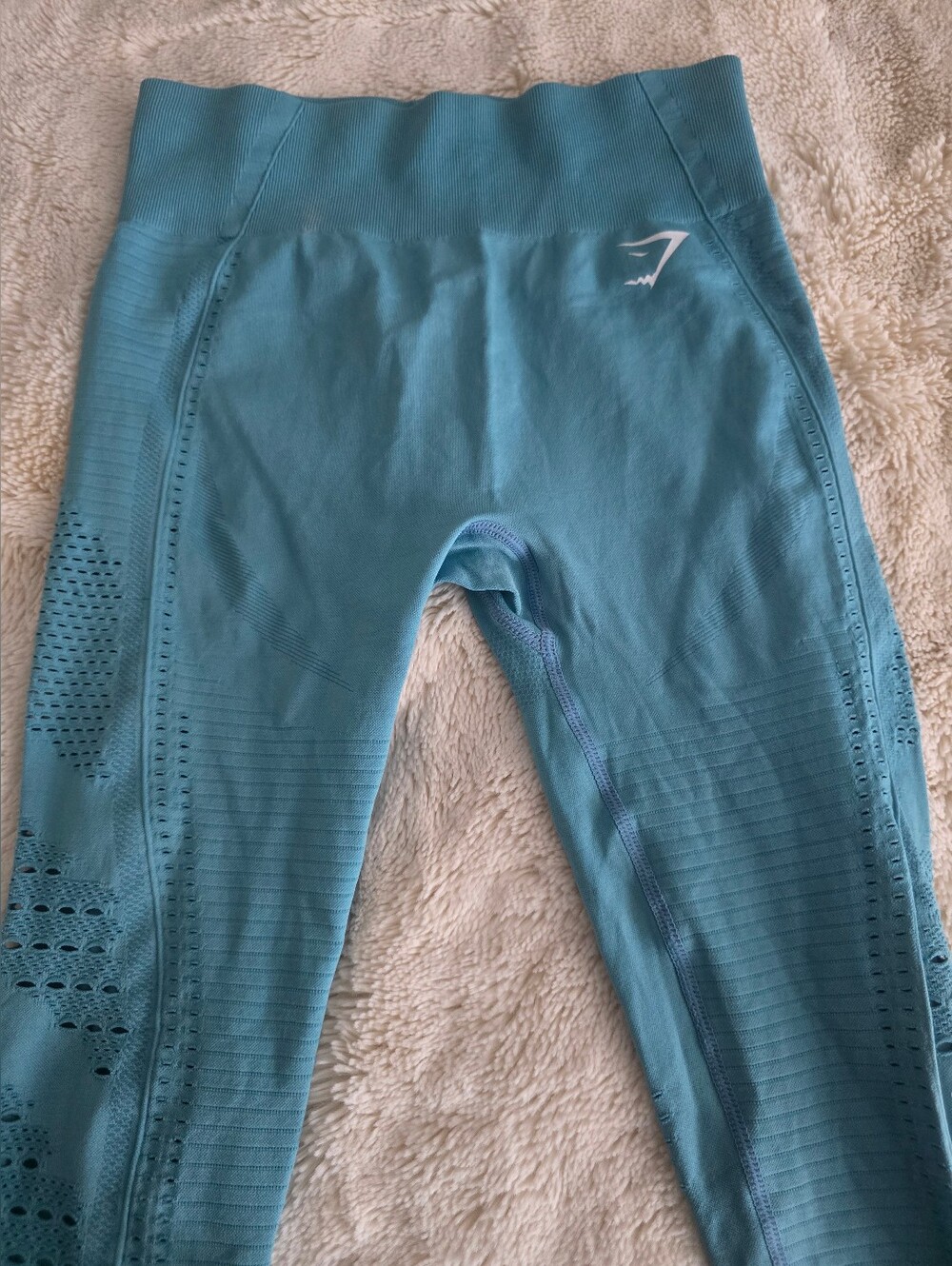Gymshark Kids Blue Seamless High-Waist Leggings